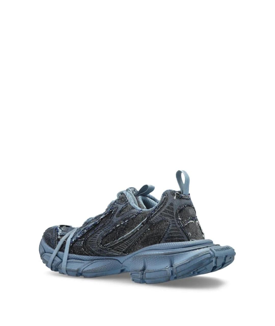 BALENCIAGA Синие текстильные кроссовки, фото 4