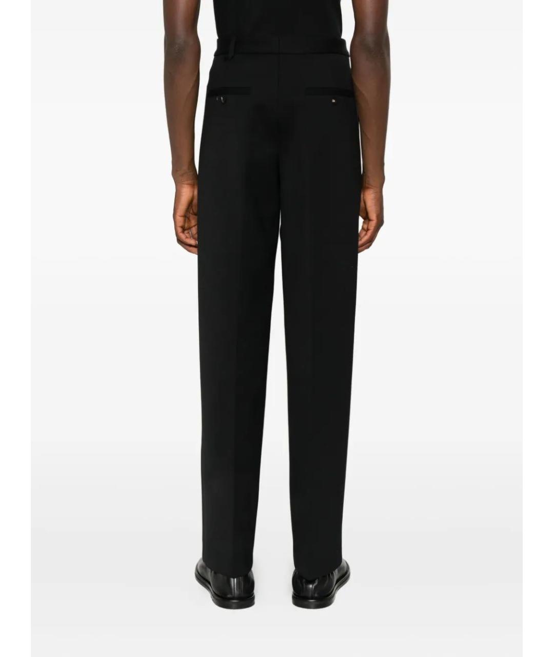 JACQUEMUS Черные хлопковые повседневные брюки, фото 4