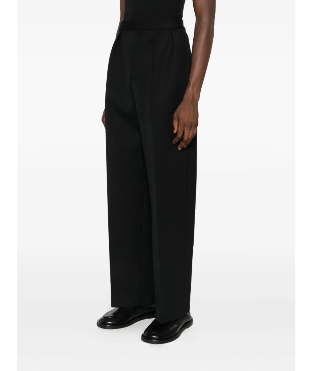 JACQUEMUS Черные хлопковые повседневные брюки, фото 3