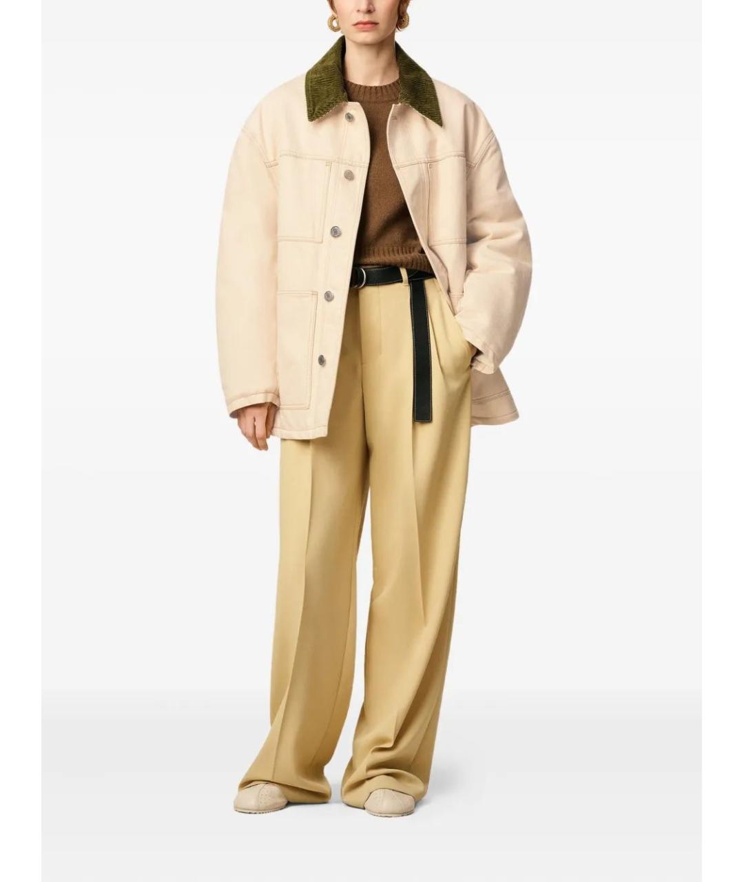 Ami Paris Бежевая хлопковая куртка, фото 3