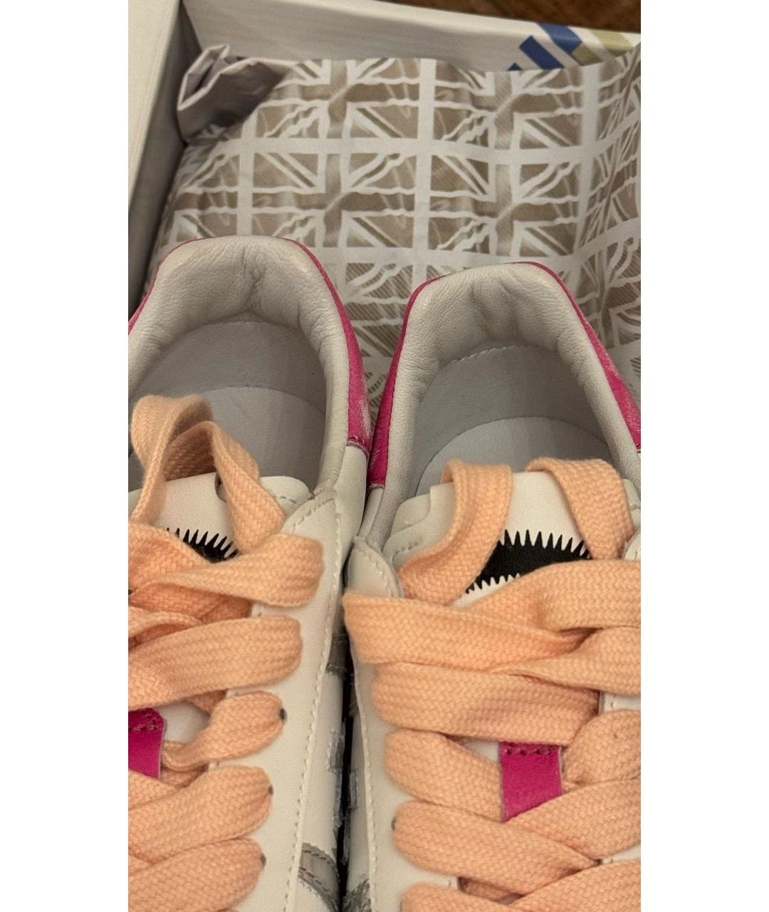 PREMIATA Белые кожаные кеды, фото 4