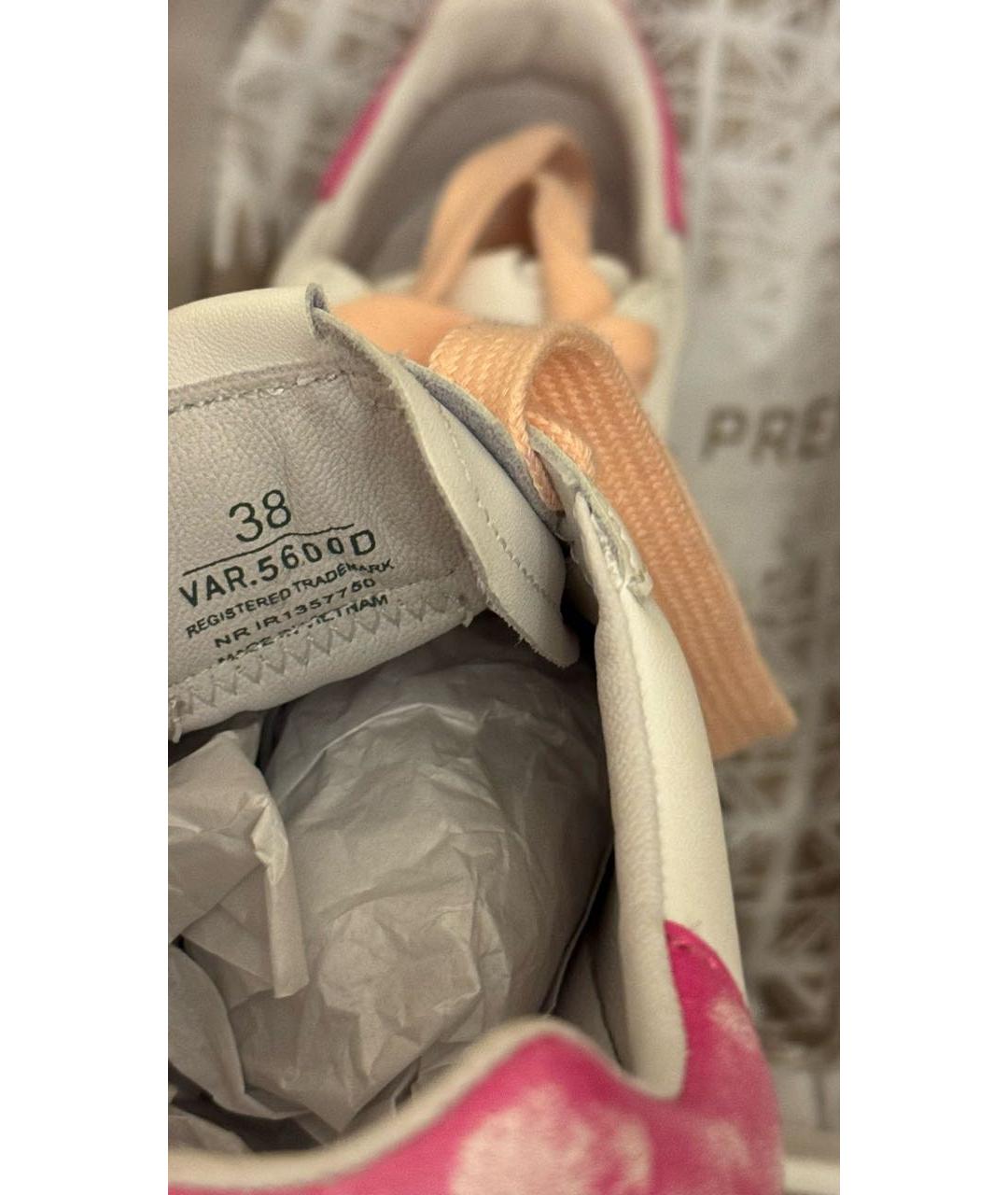 PREMIATA Белые кожаные кеды, фото 5