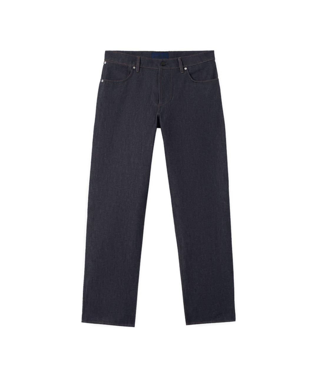STONE ISLAND Синие хлопковые повседневные брюки, фото 1