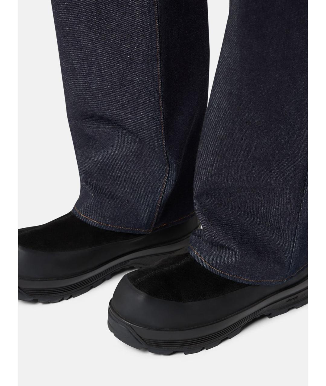 STONE ISLAND Синие хлопковые повседневные брюки, фото 5