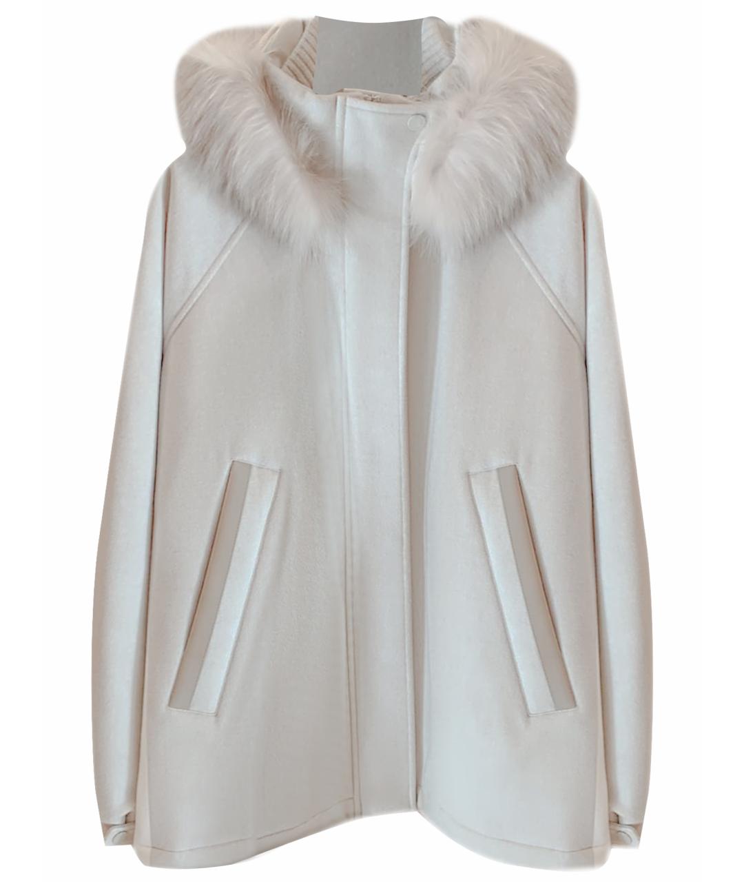 LORO PIANA Бежевая кашемировая парка, фото 1