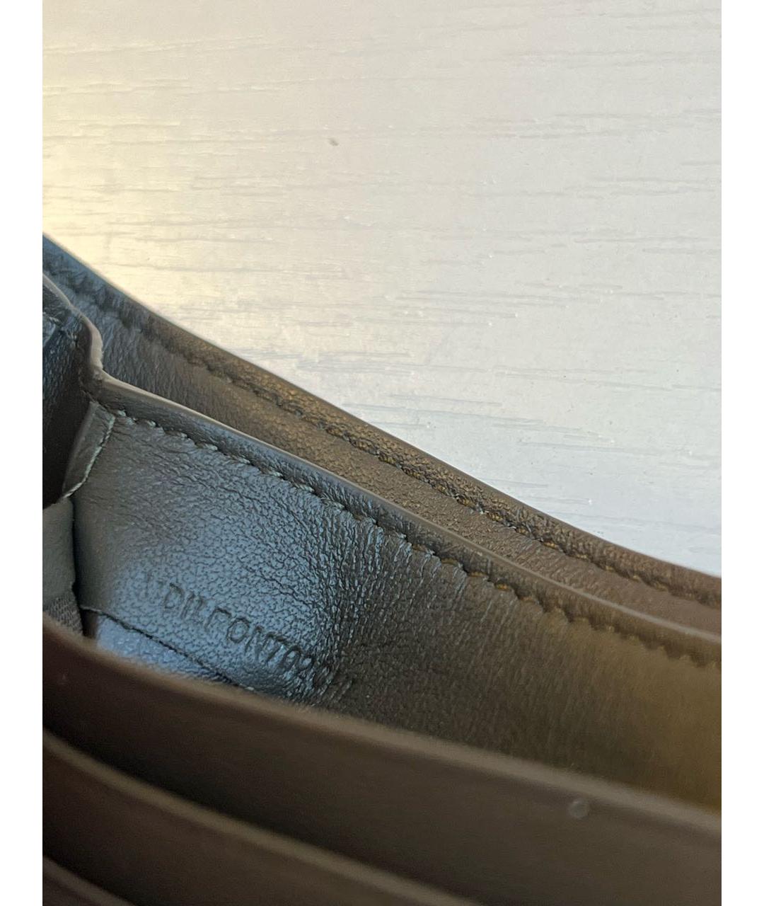 BURBERRY Бежевый кожаный кошелек, фото 3