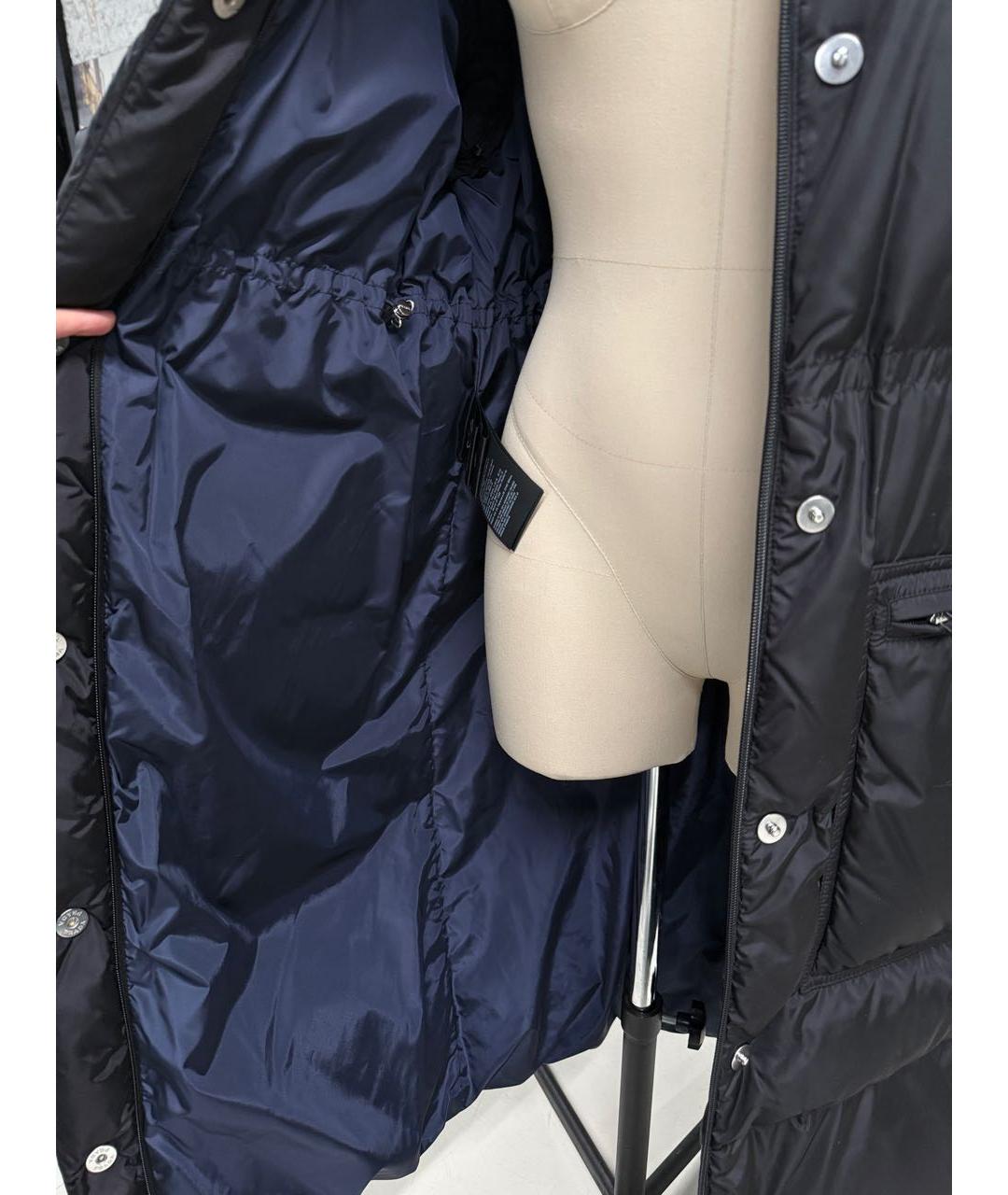 PRADA Черный полиэстеровый пуховик, фото 8