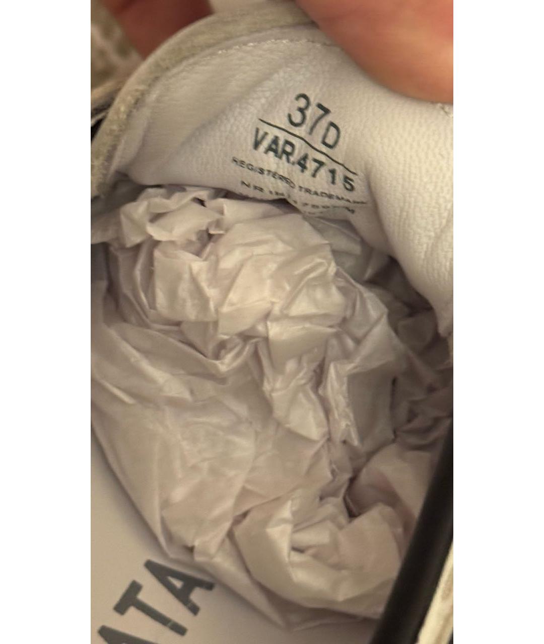 PREMIATA Белые кожаные кеды, фото 5