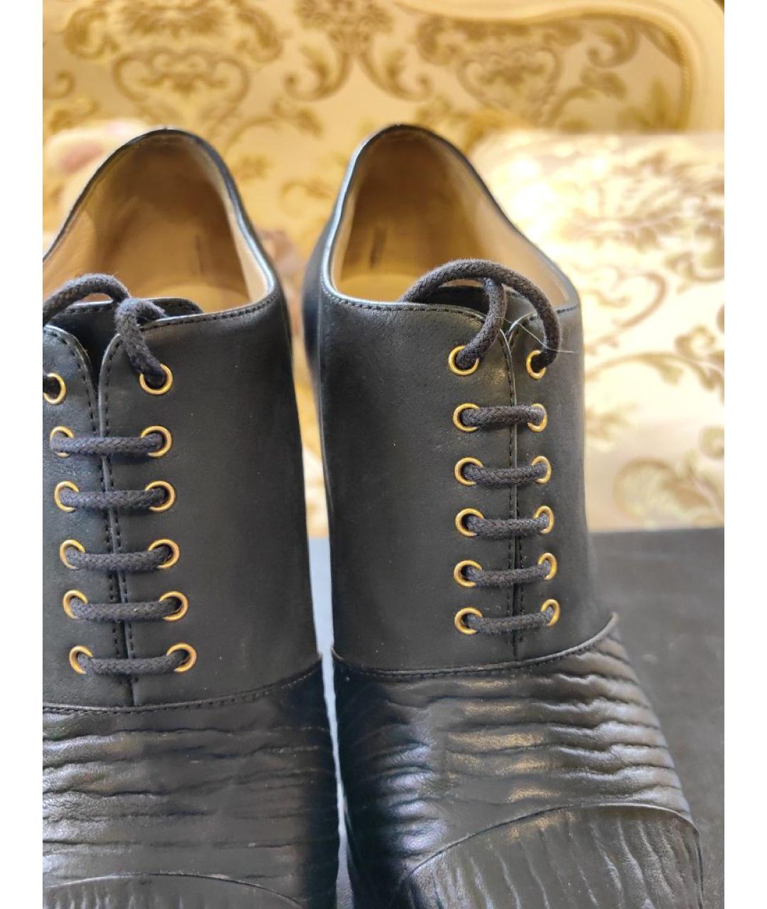 CHANEL Черные кожаные ботильоны, фото 7