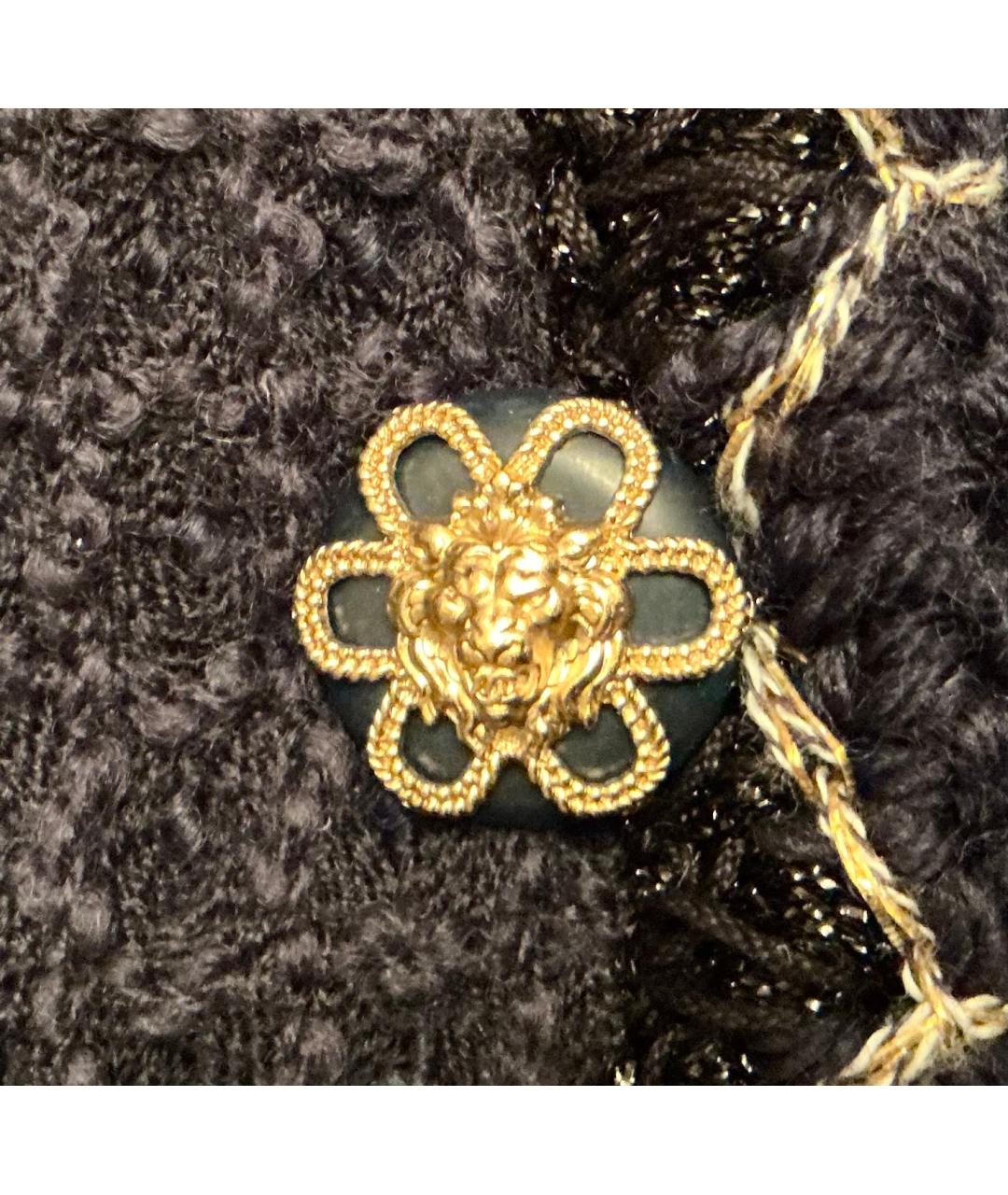 CHANEL Черный твидовый жакет/пиджак, фото 5