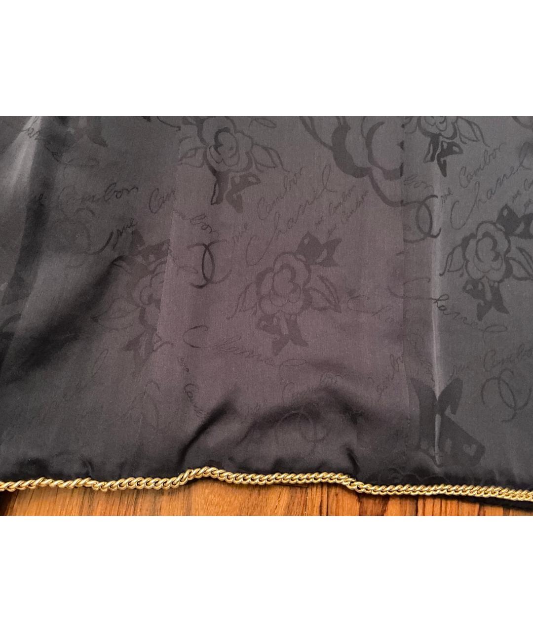 CHANEL Черный твидовый жакет/пиджак, фото 9