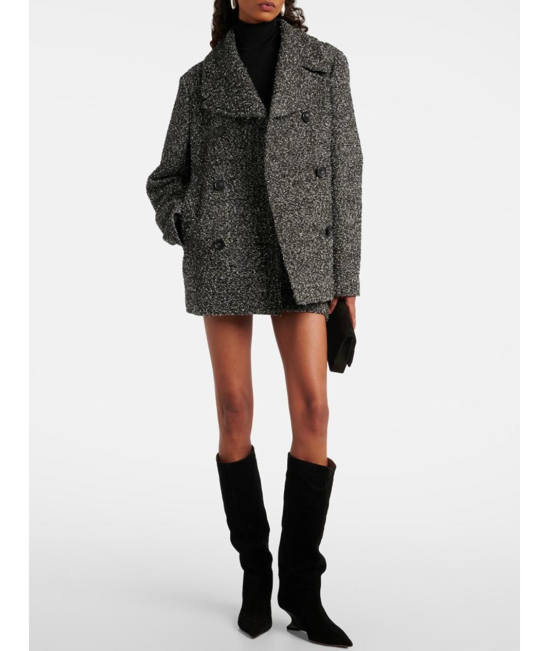 PARIS TEXAS Черные замшевые сапоги, фото 2