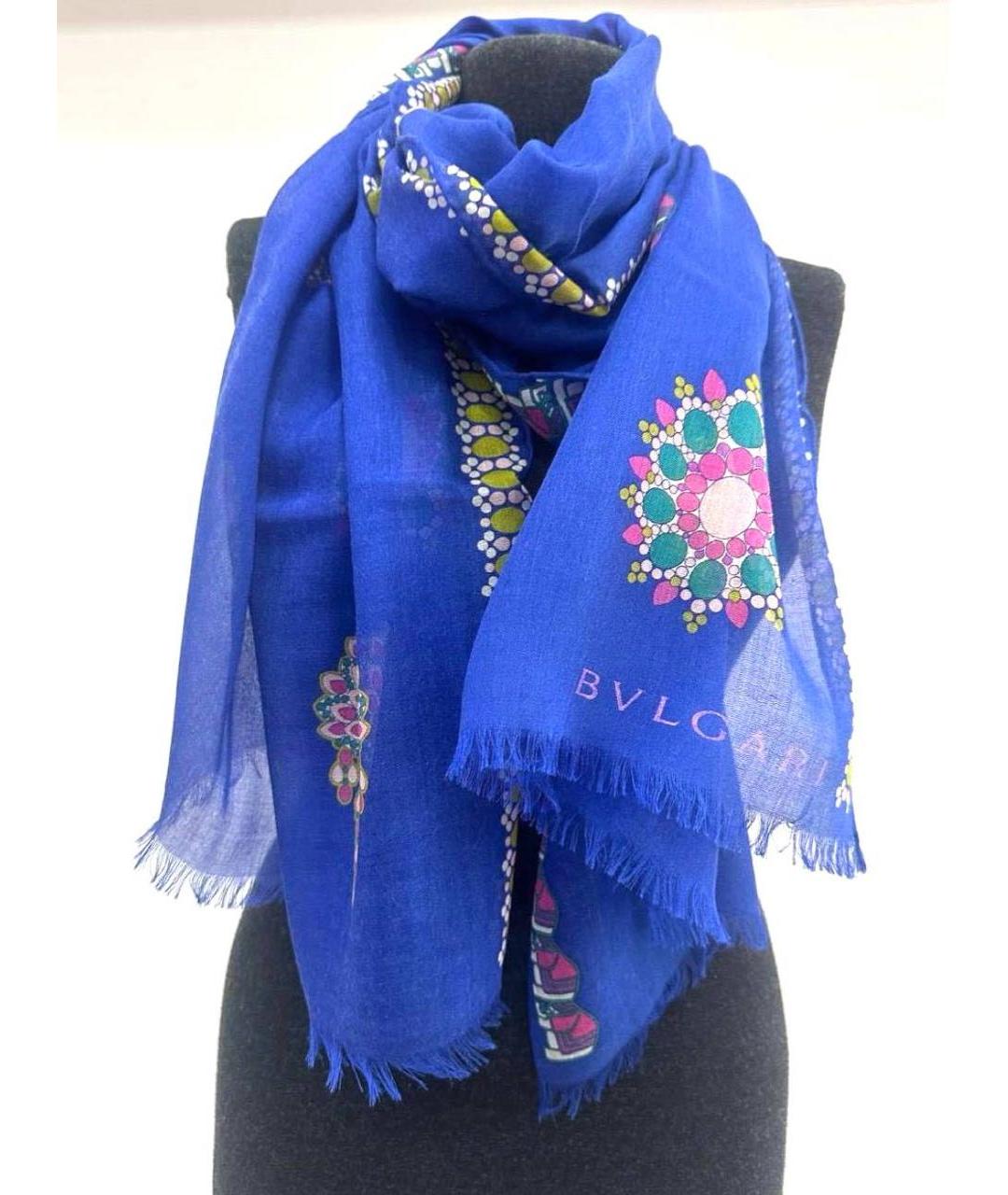 BVLGARI Мульти кашемировый платок, фото 5