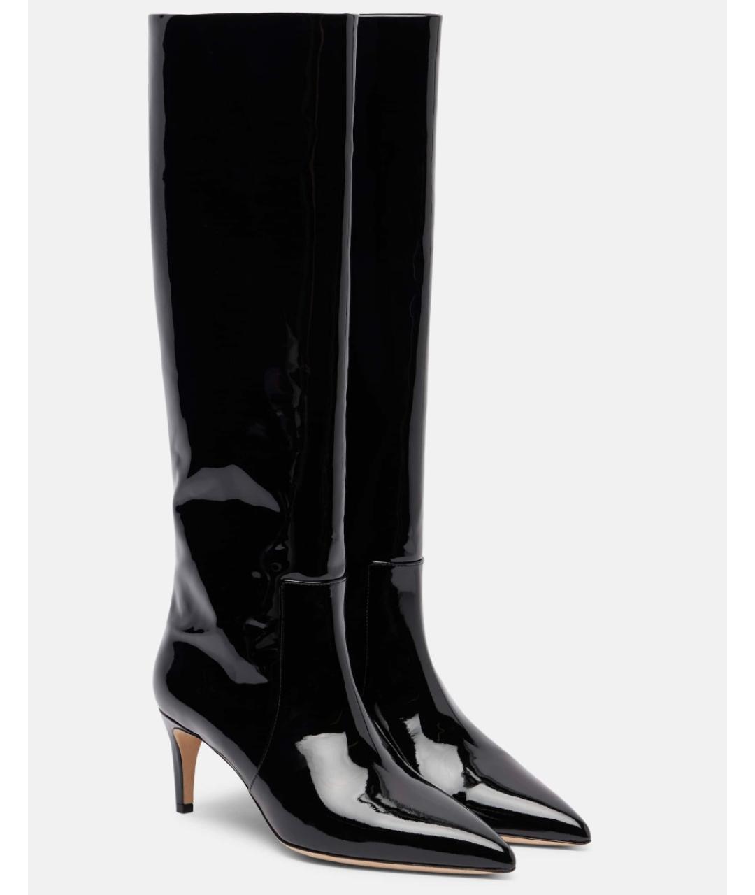 PARIS TEXAS Черные сапоги из лакированной кожи, фото 2