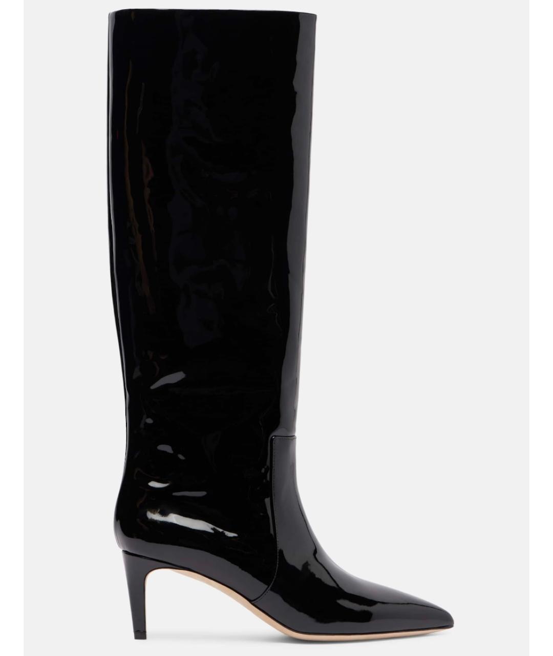 PARIS TEXAS Черные сапоги из лакированной кожи, фото 6