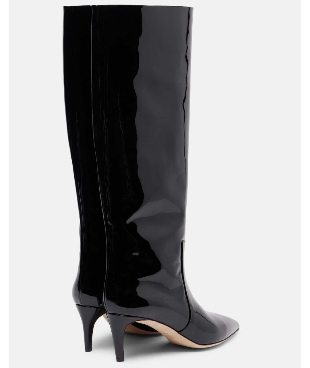 PARIS TEXAS Черные сапоги из лакированной кожи, фото 3