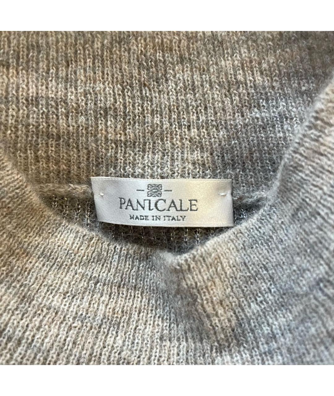 PANICALE Бежевый шерстяной джемпер / свитер, фото 5