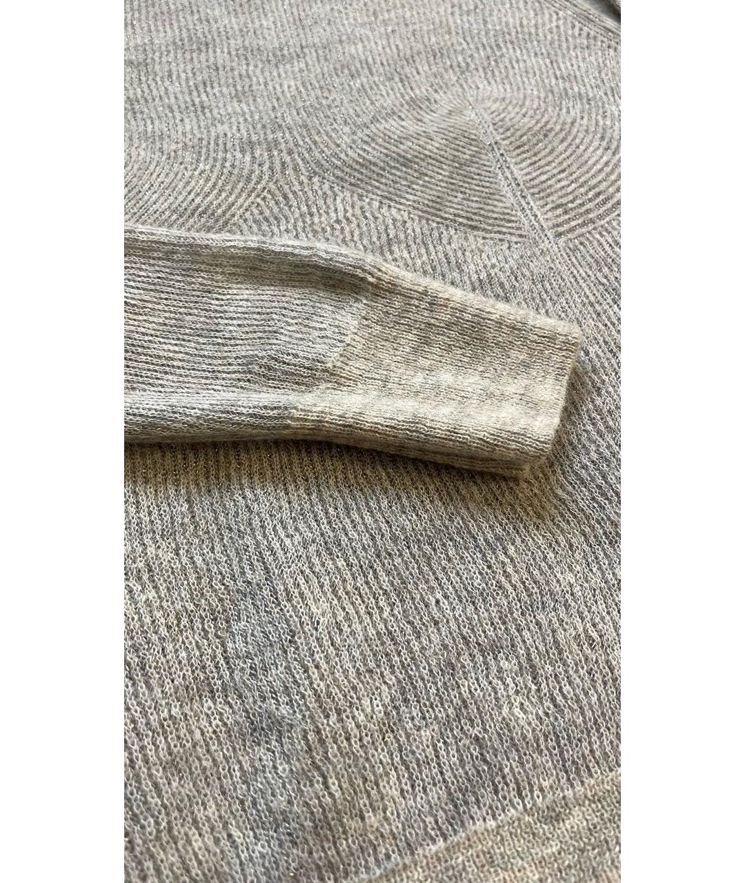 PANICALE Бежевый шерстяной джемпер / свитер, фото 4