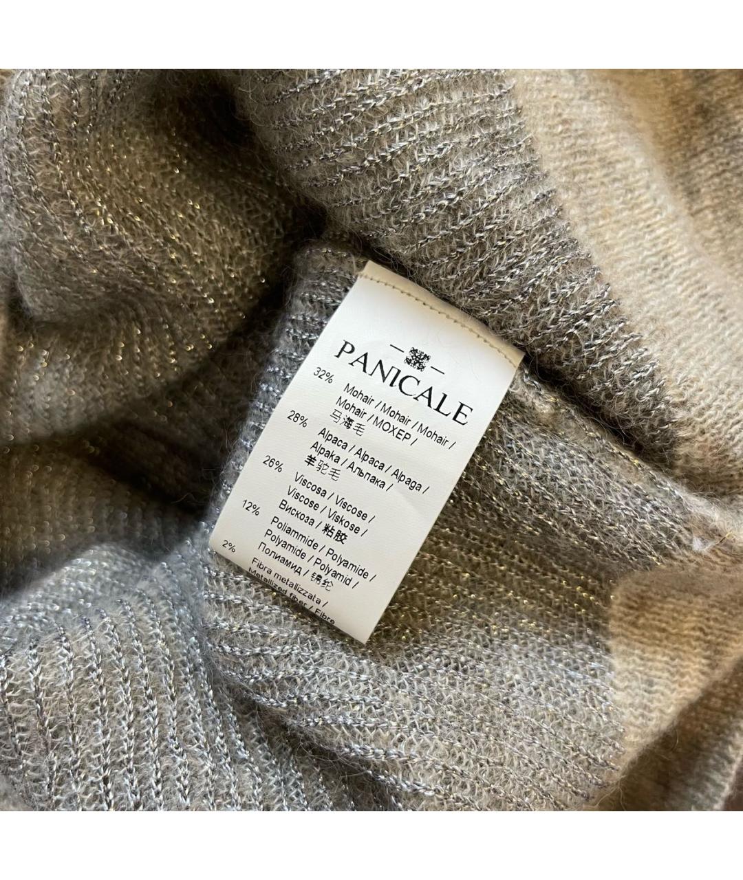 PANICALE Бежевый шерстяной джемпер / свитер, фото 6