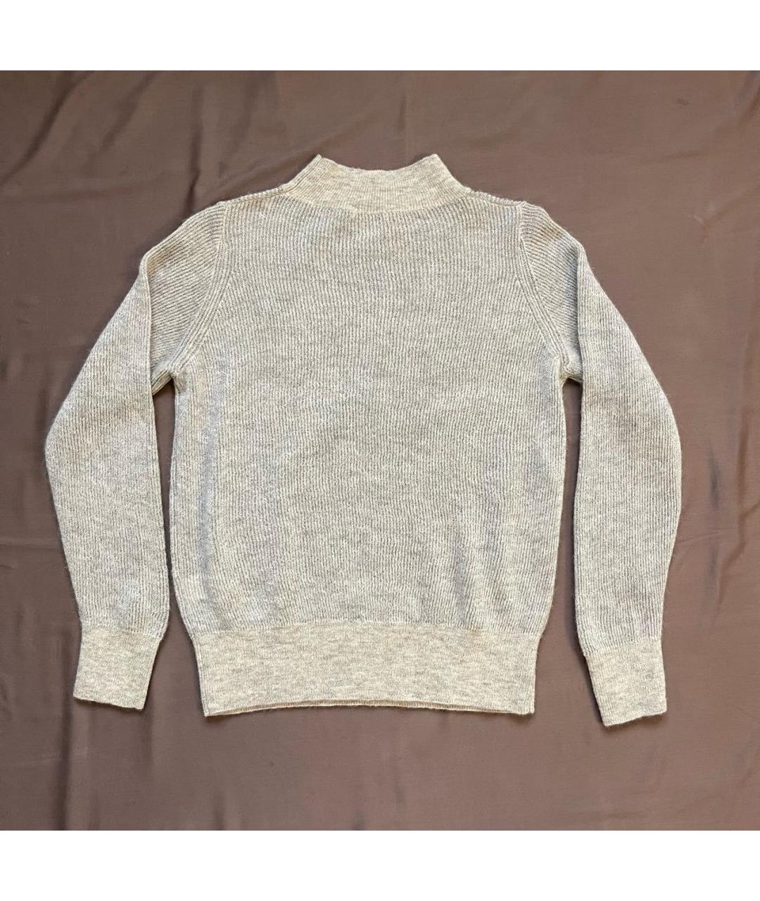 PANICALE Бежевый шерстяной джемпер / свитер, фото 2