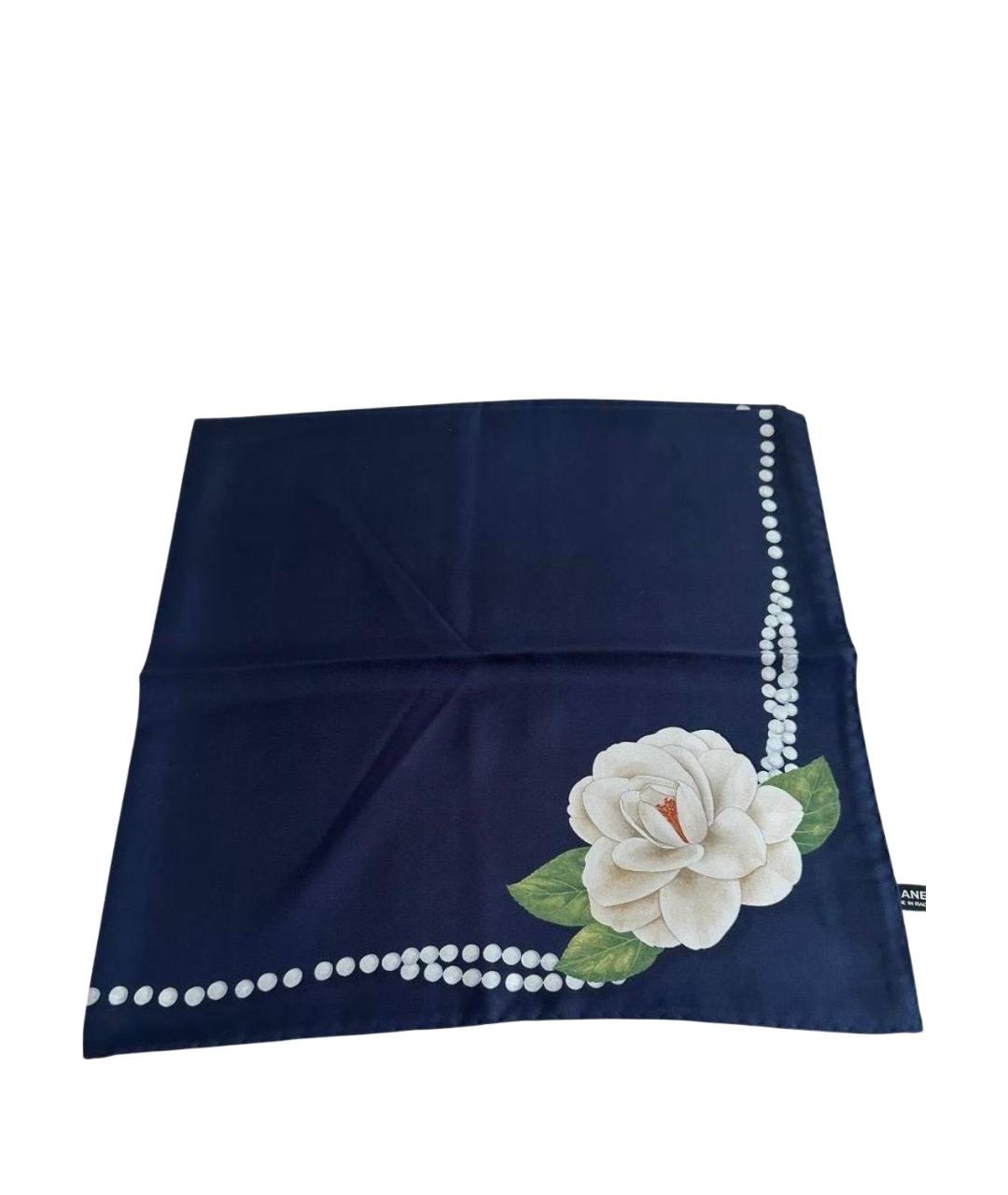 CHANEL Мульти шелковый платок, фото 1