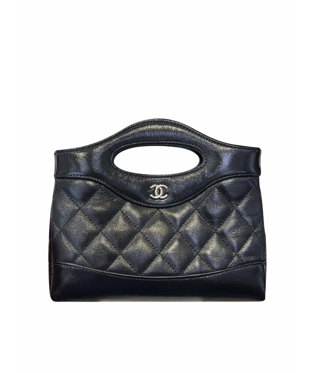 CHANEL Черная кожаная сумка через плечо, фото 1