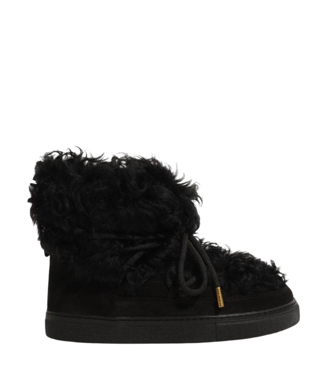 INUIKII Черные замшевые босоножки, фото 1