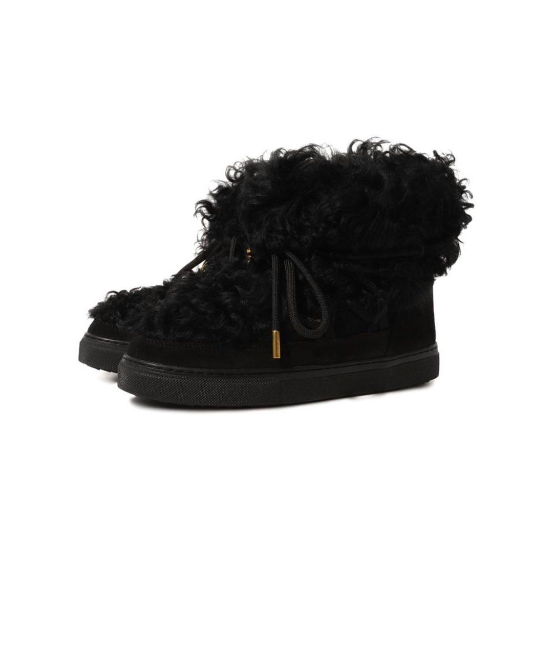 INUIKII Черные замшевые босоножки, фото 3