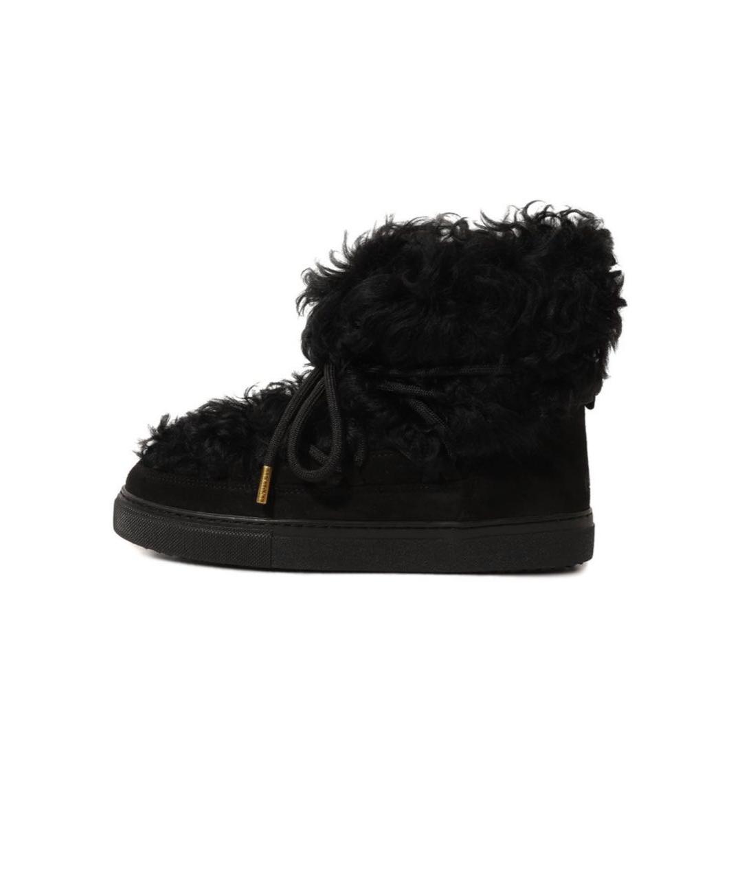 INUIKII Черные замшевые босоножки, фото 6