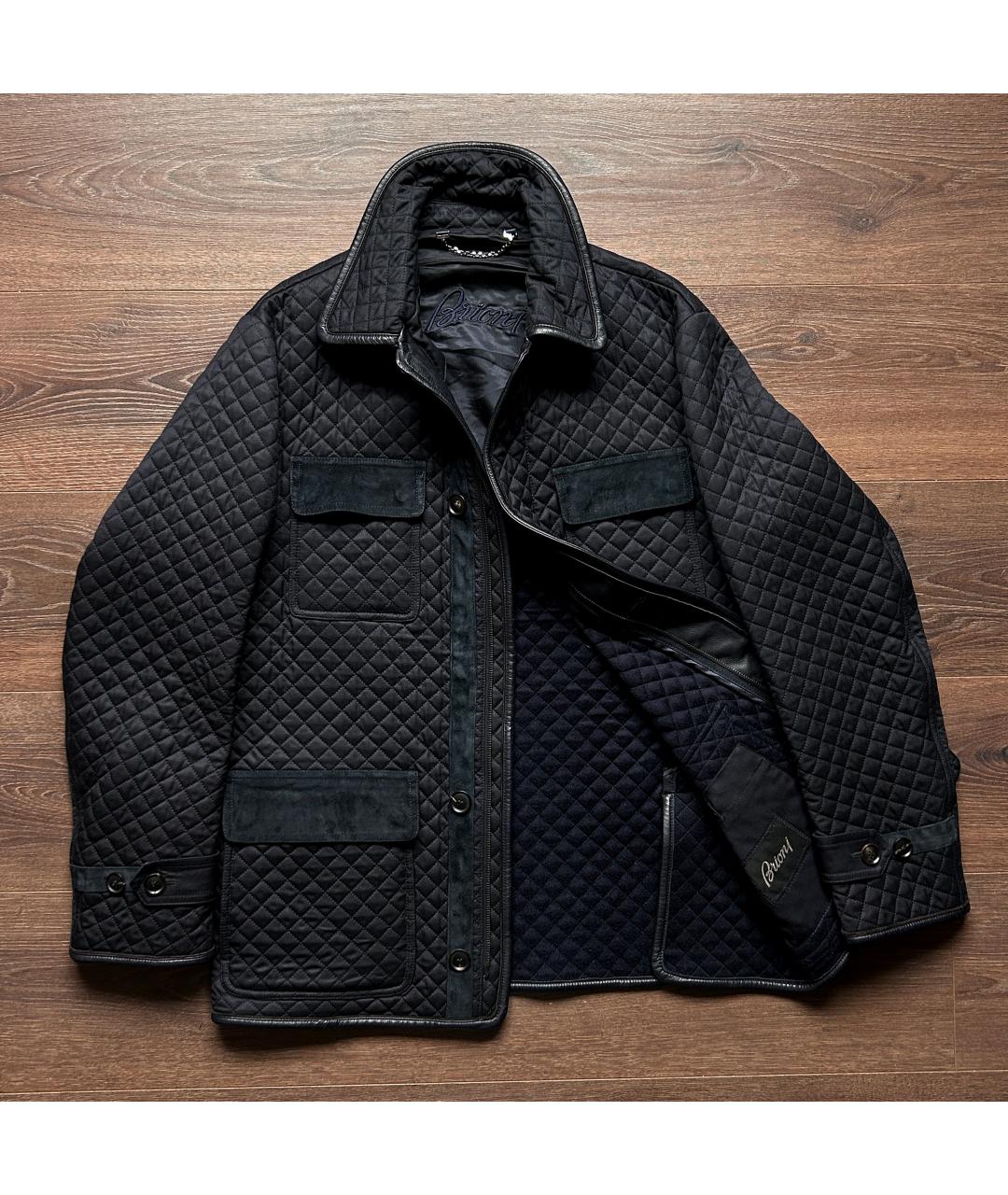 BRIONI Темно-синяя шерстяная куртка, фото 9