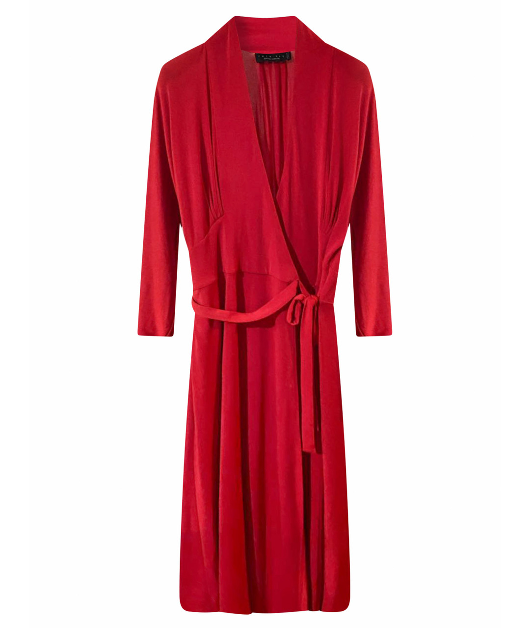 TWIN-SET Красное полиэстеровое вечернее платье, фото 1
