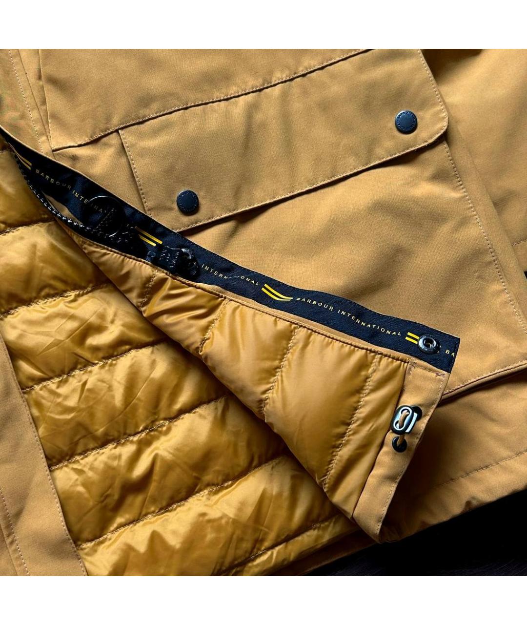 BARBOUR Горчичная куртка, фото 5