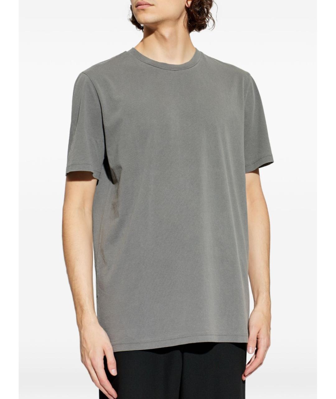 A.P.C. Серая хлопковая футболка, фото 2