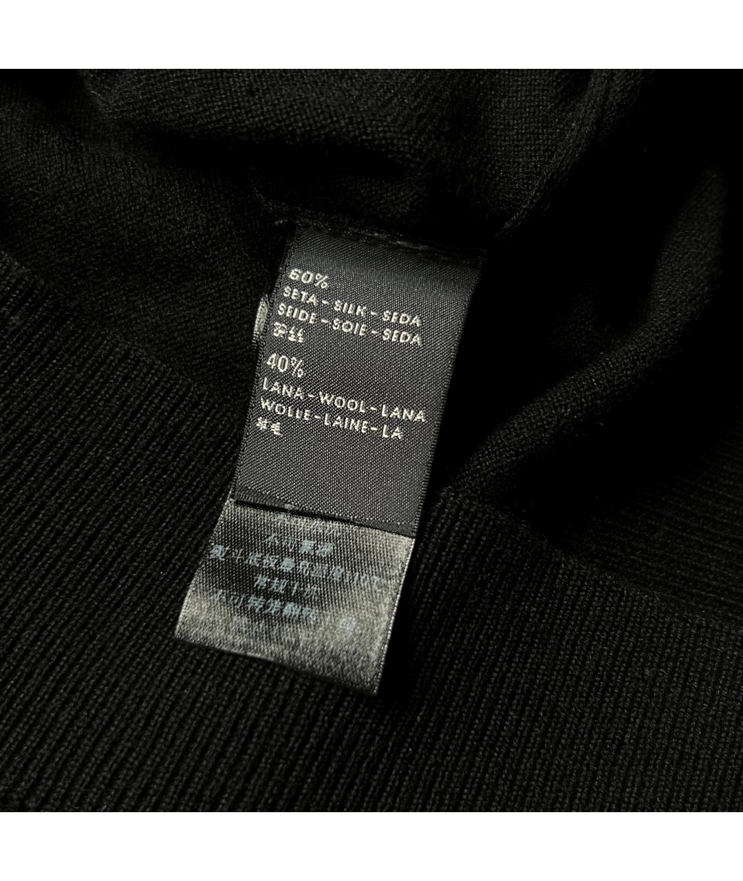 ZZEGNA Черный шелковый джемпер / свитер, фото 6