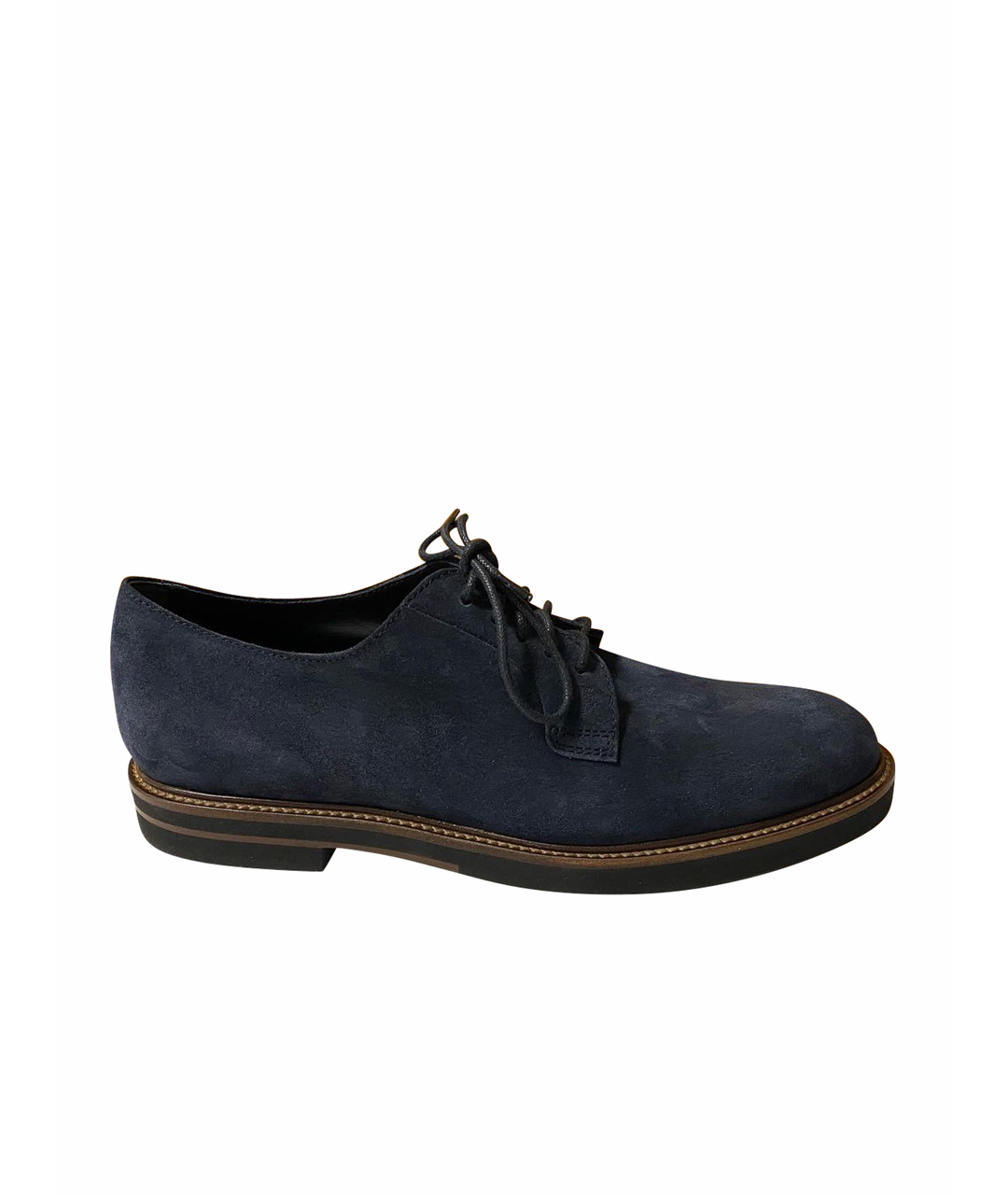 TOD'S Темно-синие замшевые туфли, фото 1