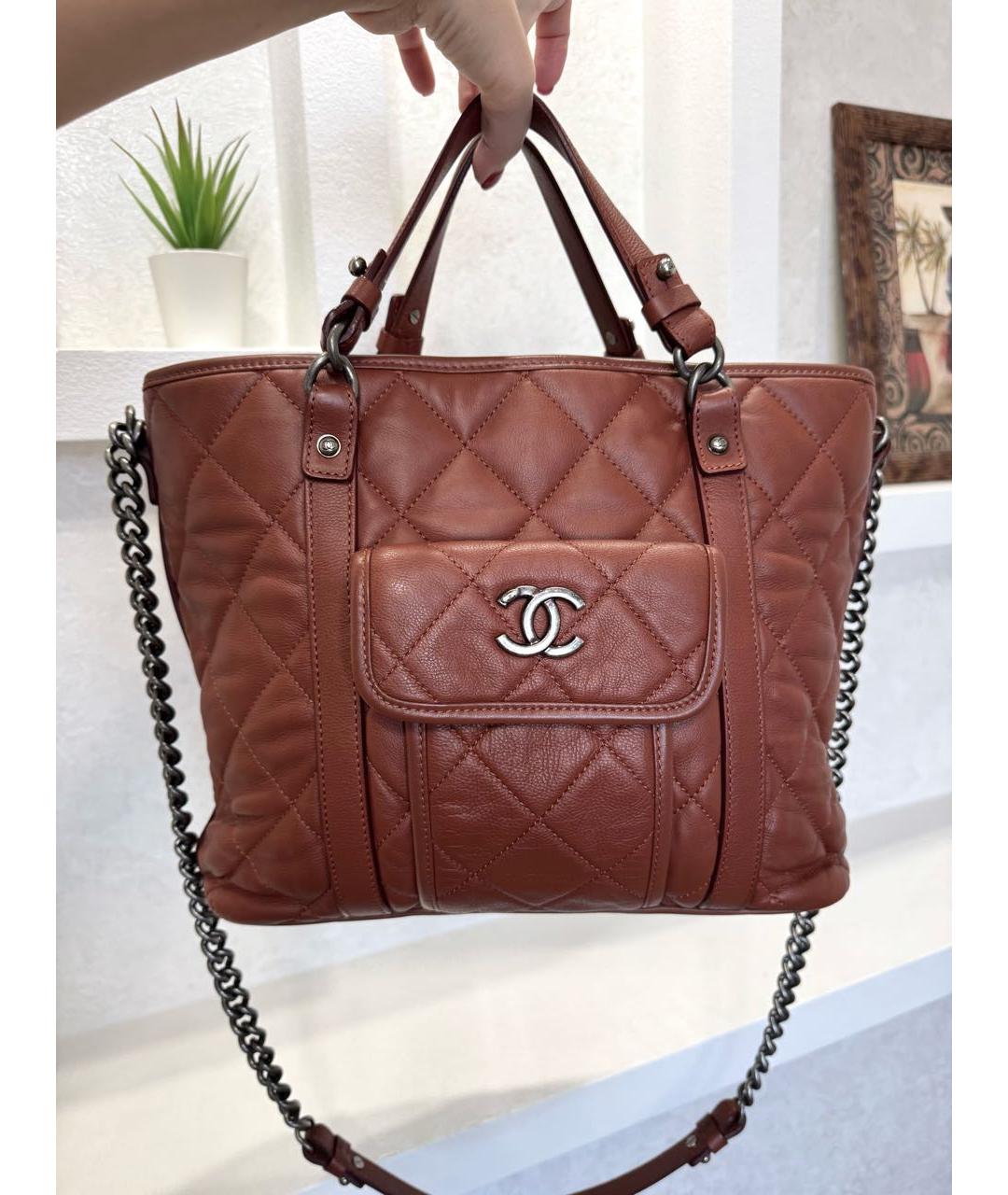 CHANEL Кожаная сумка тоут, фото 3