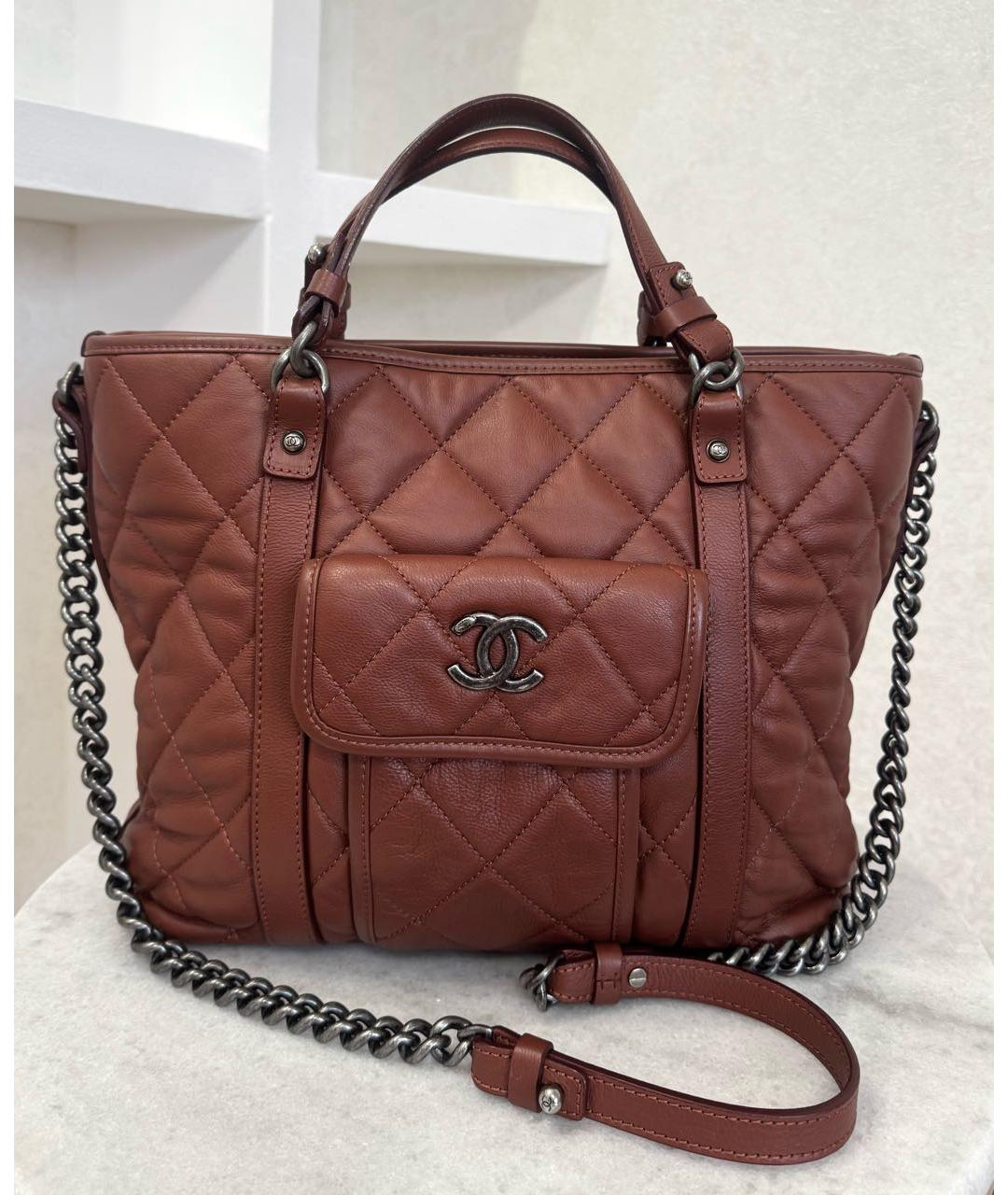 CHANEL Кожаная сумка тоут, фото 2