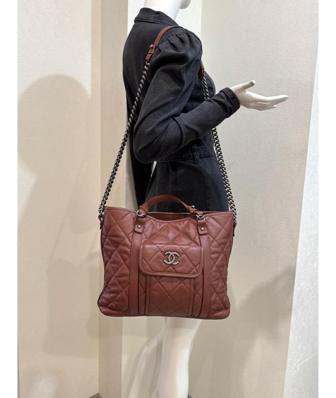 CHANEL Кожаная сумка тоут, фото 5