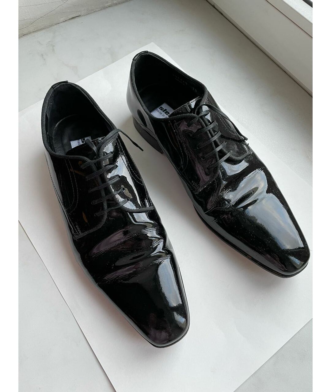STEMAR Черные кожаные низкие ботинки, фото 5