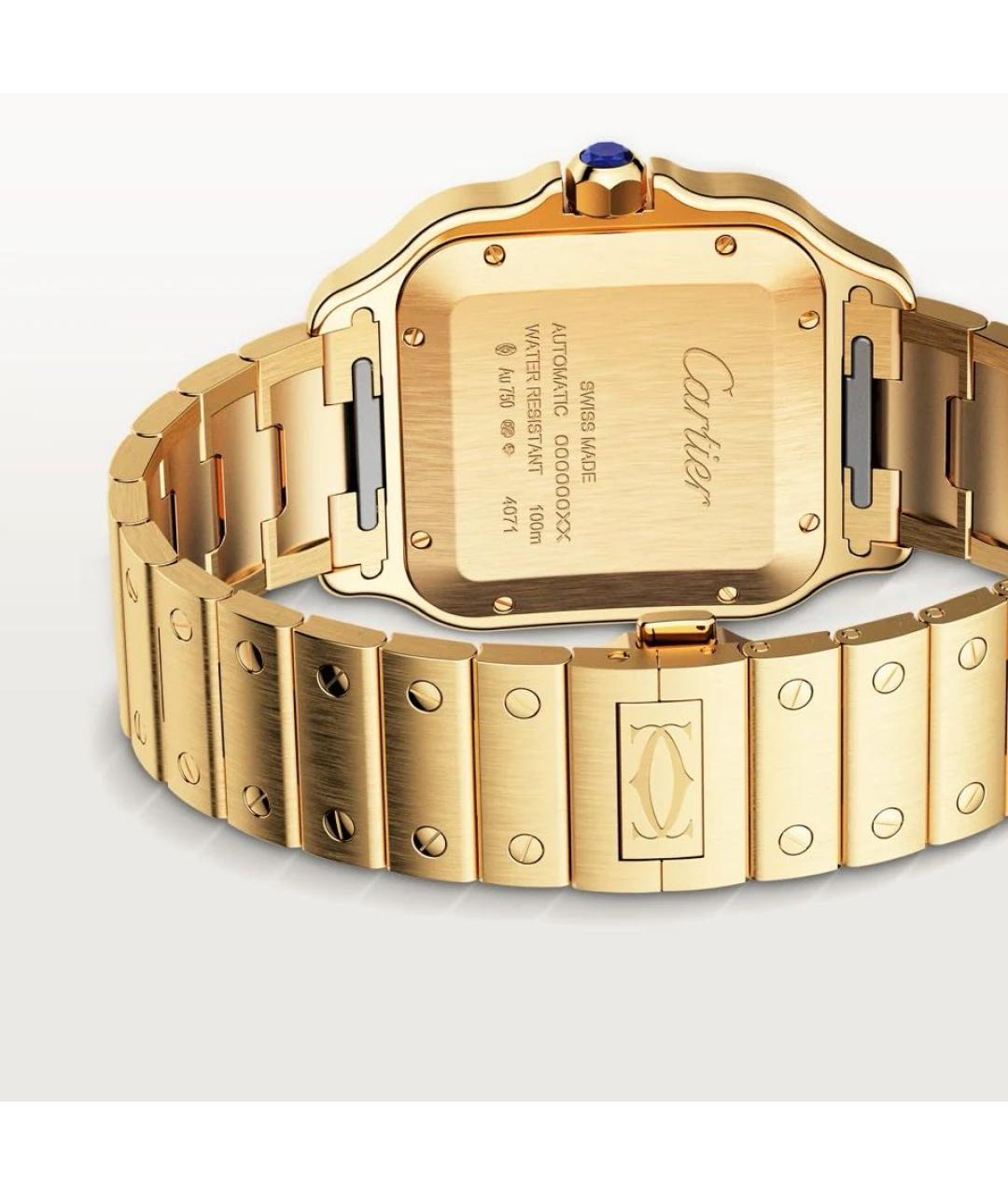 CARTIER Золотые часы из желтого золота, фото 7