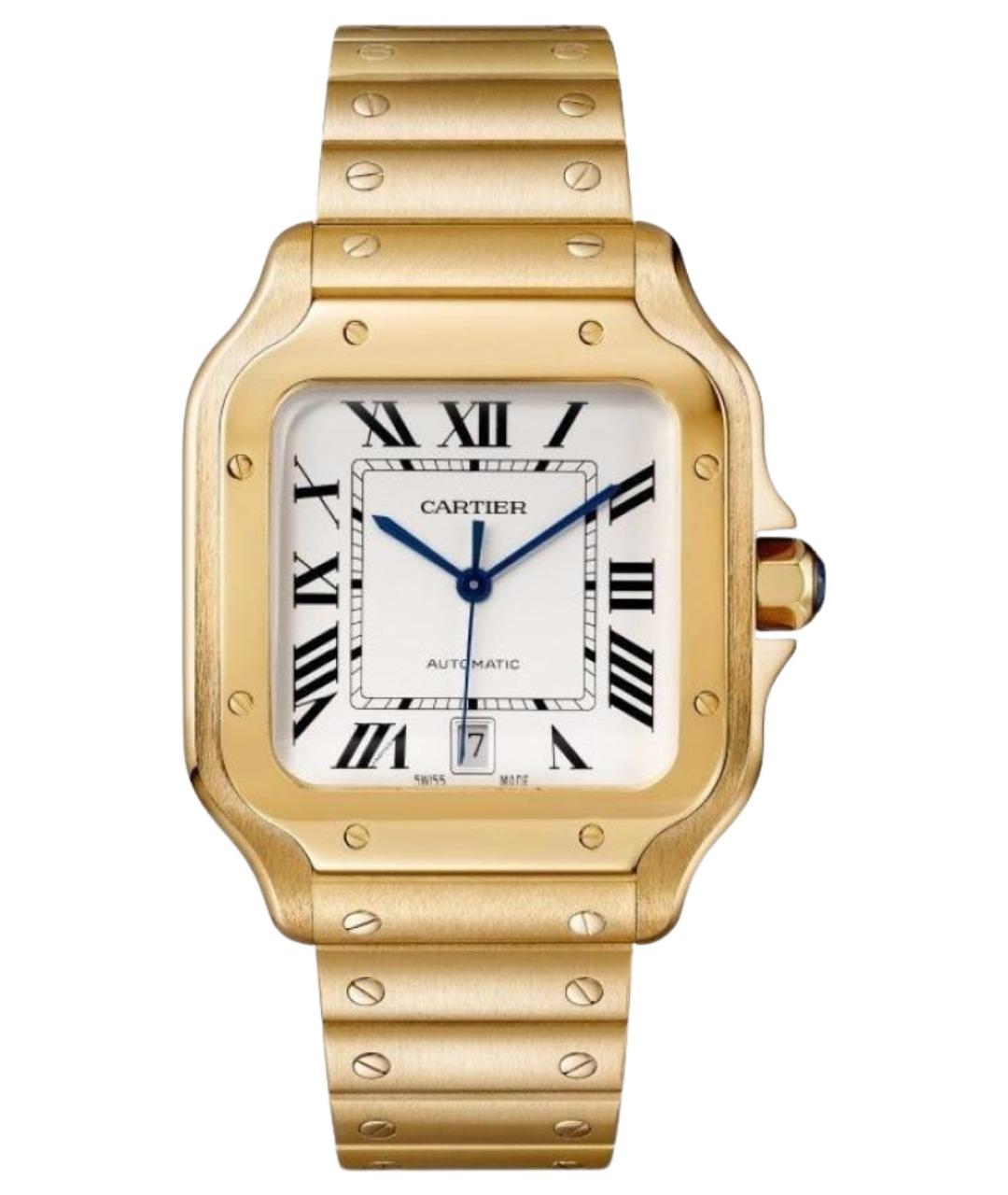 CARTIER Золотые часы из желтого золота, фото 1