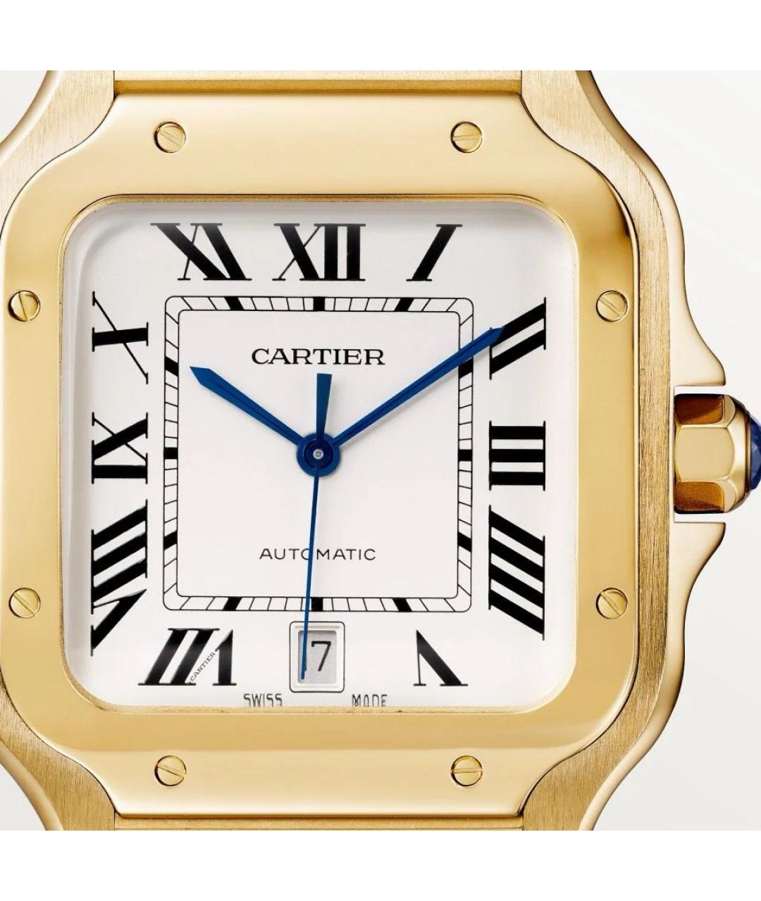 CARTIER Золотые часы из желтого золота, фото 4