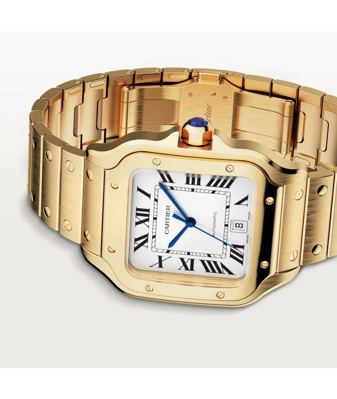 CARTIER Золотые часы из желтого золота, фото 6