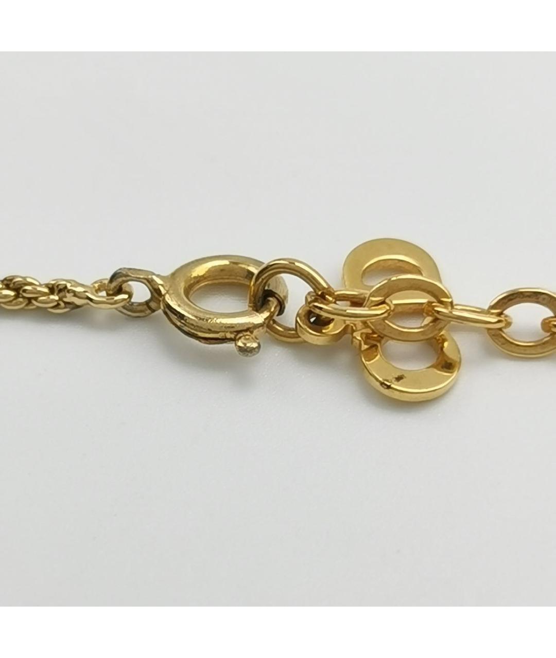 CHRISTIAN DIOR Черный позолоченный кулон, фото 4