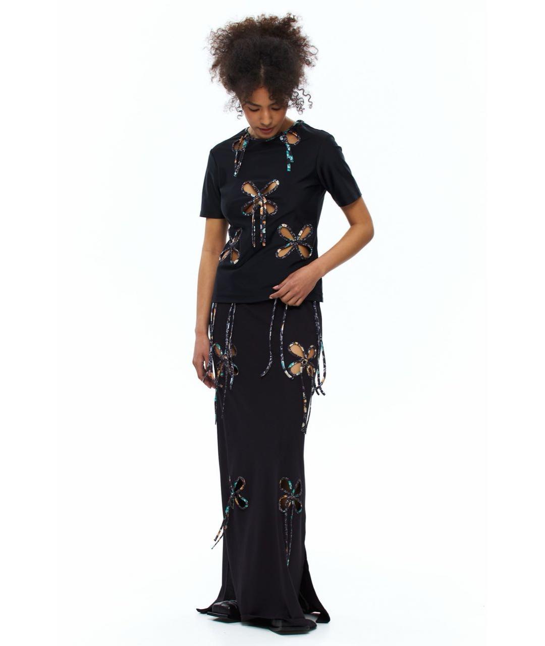 J.KIM Черная юбка макси, фото 4