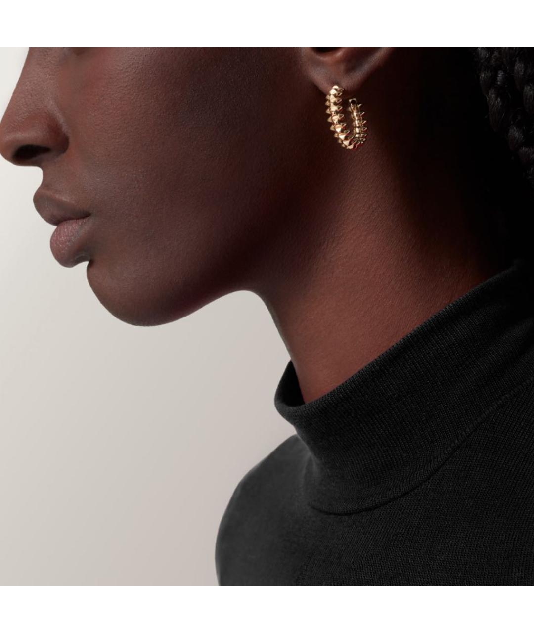 CARTIER Золотые серьги из желтого золота, фото 7