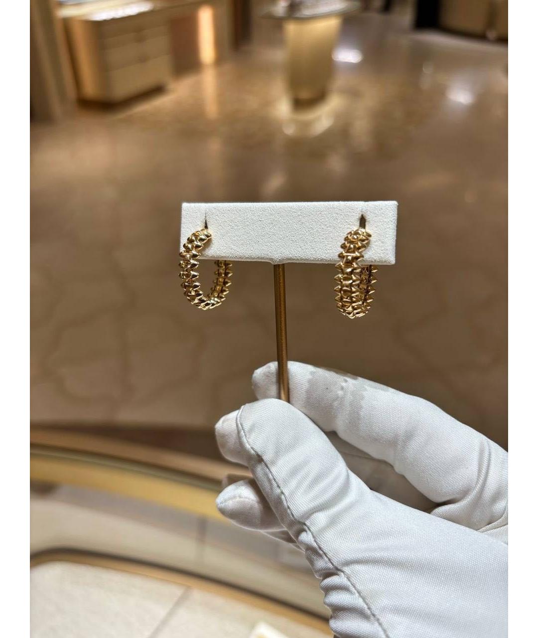 CARTIER Золотые серьги из желтого золота, фото 5