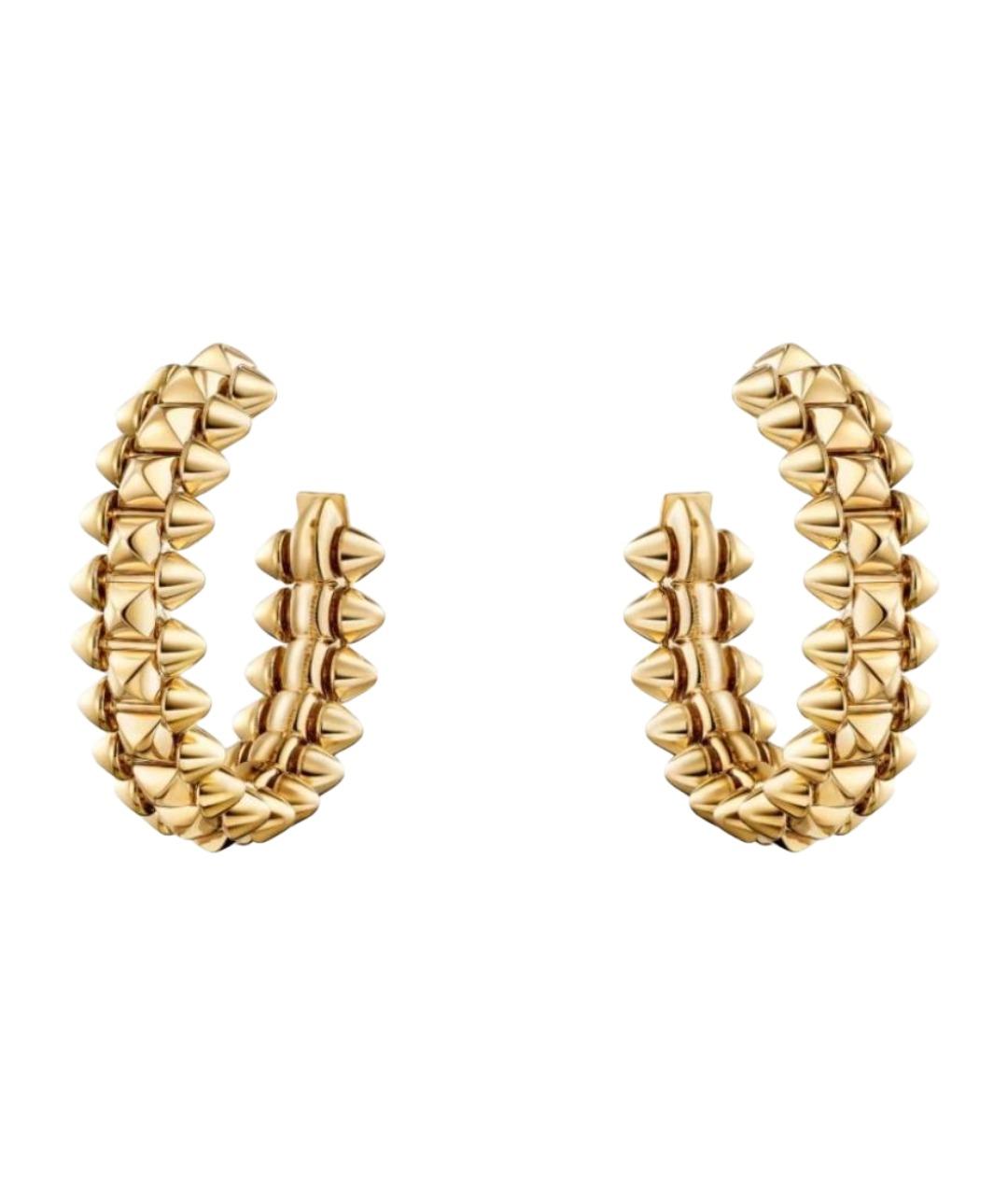 CARTIER Золотые серьги из желтого золота, фото 1