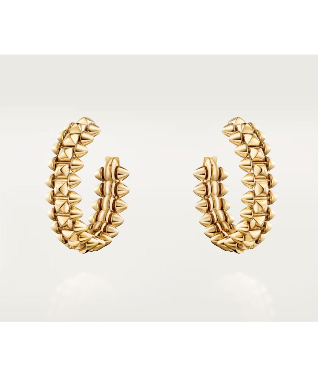 CARTIER Золотые серьги из желтого золота, фото 8