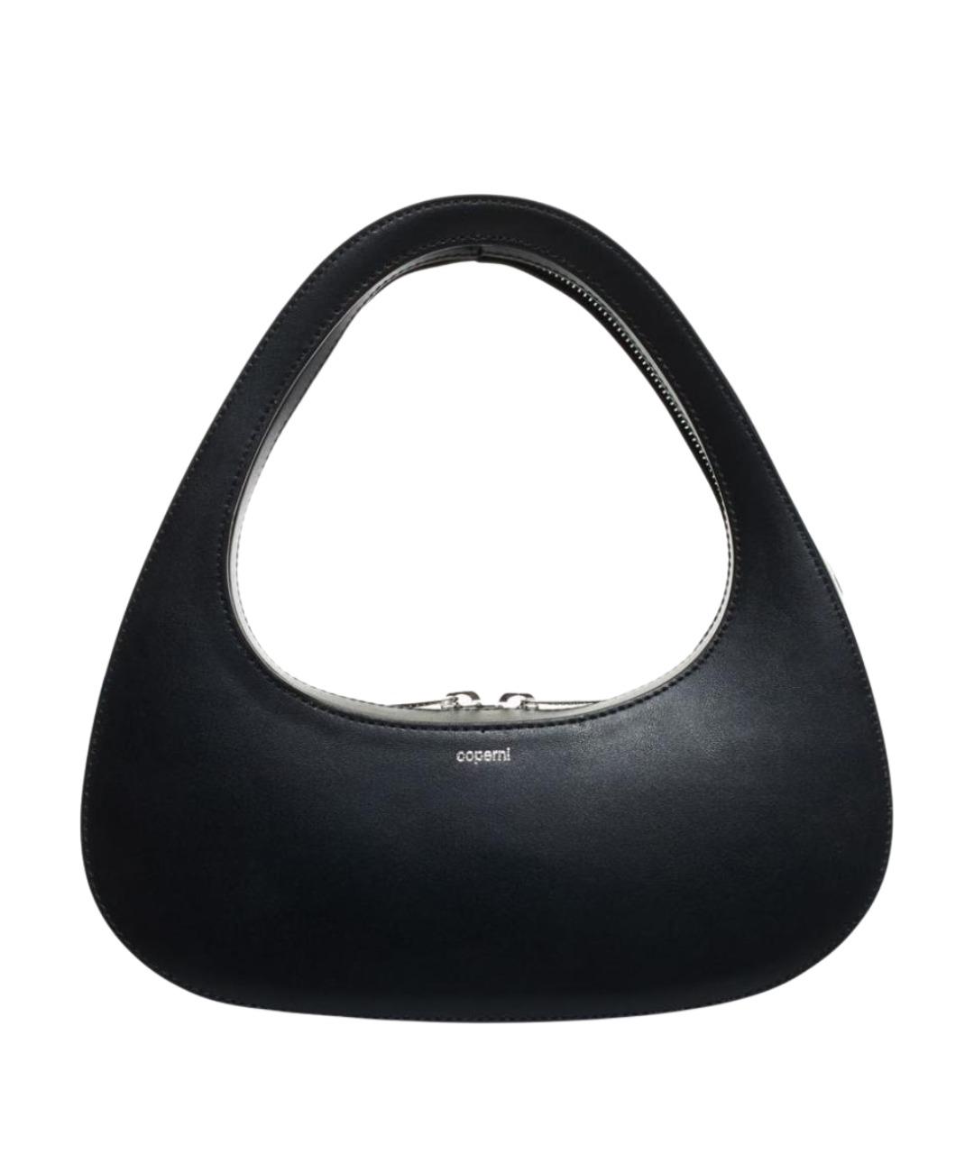 COPERNI Черная кожаная сумка с короткими ручками, фото 1
